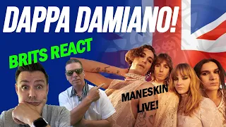 Måneskin - Amandoti with Manuel Agnelli  SANREMO 2021(BRITS REACT!!!)