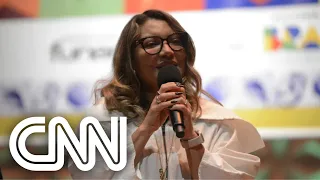 Janja participa de live nas redes sociais da TV Brasil | CNN NOVO DIA