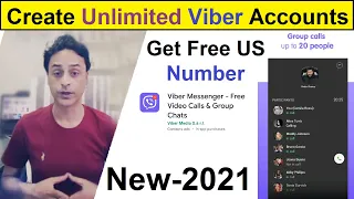 How to Create Viber account without showing your personal number? | Conference Call