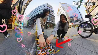 Give candy to strangers with Rc car in korea