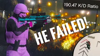 When a TRYHARD attacks, but FAILS miserably! [GTA Online]