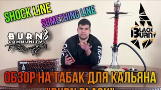 Обзор табака для кальяна Black Burn  | Линейки Shock и Something | Burn Community | Дымный Bro #55