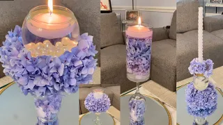 Dollar Tree wine glasses centerpieces DIY / centerpieces DIY