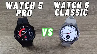 Samsung Galaxy Watch 5 Pro vs Samsung Galaxy Watch 6 Classic