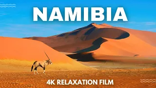 🇳🇦 Namibia 4K-The Land of Sand Dunes | Scenic Relaxation Film With African Music