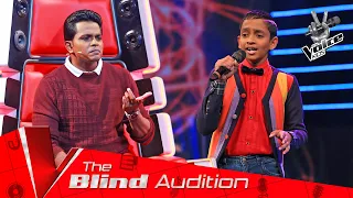 Rehan Jayasooriya | Lassanata Pipuna Wanamal | ලස්සනට පිපුණු වන මල් | The Voice Kids Sri Lanka