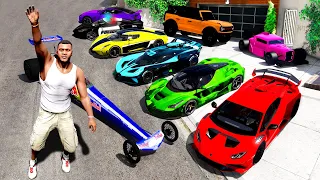 Collecting QUINTILLIONAIRE SUPER CARS in GTA 5!