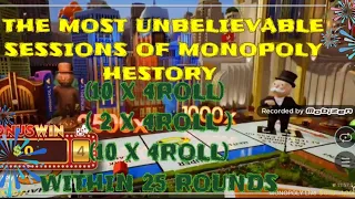 MONOPOLY LIVE,BIG WIN, RECORD SESSIONS UNBELIEVABLE (CHANCE X 4ROLLS ) 10X4ROLLS =190X,56X,310X,🔥🙏