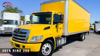 2016 HINO 268 BOX TRUCK - MIAMI, FL - ELITE TRUCKS USA