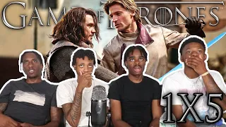 GAME OF THRONES GROUP REACTION | SEASON 1 EPISODE 5 | "The Wolf and the Lion"