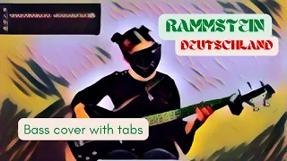Deutschland - Rammstein | Bass cover with tabs