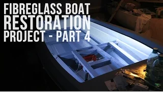 Fibreglass Boat Restoration Project - Part 4 - Finishing! Floor, Carpet, Fittings, and Electrics