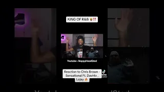 Reaction to Chris Brown “Sensational” ft. Davido & Lojay 🔥😮‍💨 #chrisbrown #music