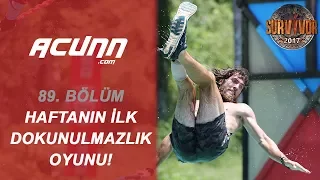 Haftanın ilk dokunulmazlık oyununda kıyasıya mücadele! | Bölüm 89 | Survivor 2017