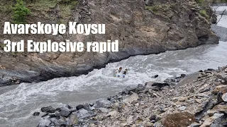 Река Аварское Койсу, порог 3-й Взрывной / Avarskoye Koysu river, 3rd Explosive rapid