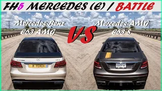 Mercedes-AMG E 63 S vs Mercedes-Benz E63 AMG Forza Horizon 5 Top Speed and Acceleration Battle