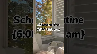 ☆School routine {6:00-7:55am}☆ #aesthetic #ideas