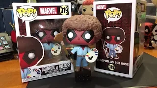 Funko POP! Deadpool as Bob Ross Figure Unboxing