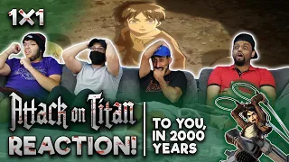 Attack on Titan | 1x1 | "To You, in 2000 Years" | REACTION + REVIEW!