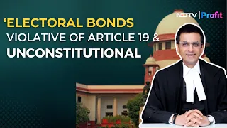 Supreme Court Holds Electoral Bonds Scheme 'Unconstitutional' | Electoral Bonds Verdict