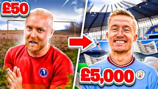 £50 VS £5,000 FOOTBALL MATCH EXPERIENCE!