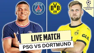 🛑 PSG vs Dortmund Semi-Finals Champions League | Live Watch Along Reaction