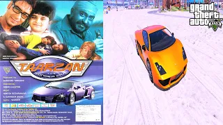 GTA 5 - Taarzan The Wonder Car - Movie Recreation = Orange Taarzan Car