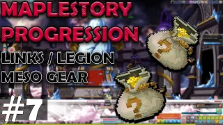 Maplestory Reboot Progression Series EP 7 (Let's Play/Guide) - OBTAINING MESO GEAR & LINKS/LEGION