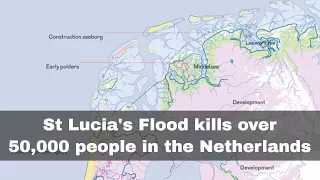 14th December 1287: St Lucia's Flood kills over 50,000 people in the Netherlands