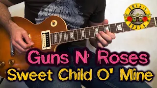 Guns N' Roses - Sweet Child O' Mine (Slash guitar solo cover). Студент Роман Кротов