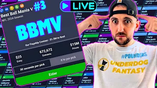 Best Ball Mania 5 WINNING 1.5M | Underdog Fantasy