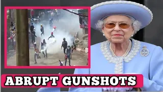Unexpected! 🛑 Gun shots are heard at Corgis parade takes place outside Buckingham Palace