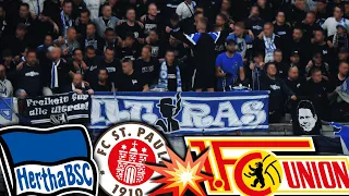 Hertha-Ultras schicken Grüße nach Köpenick... ("Erkennt ihr noch euer Gesicht?")