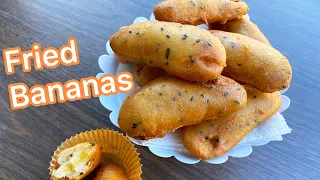 Fried Bananas (Thai Fried Bananas)  Crunchy and Delicious