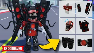 How To Become ZOMBIE TITAN SPEAKERMAN In Roblox Brookhaven!