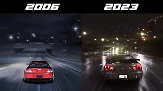 NFS CARBON - 2006 VS 2023 - GRAPHICS COMPARISON (4K)