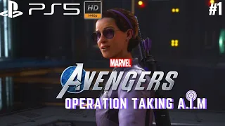 KATE BISHOP Operation Taking Aim Gameplay Part 1(Marvel Avengers 2020)PS5 GAMEPLAY
