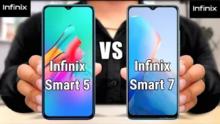 Infinix Smart 5 Vs Infinix Smart 7 #Trakontech