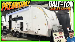 Premium Smaller Couple's Camper with Normal Queen • No Murphy! 2024 Ember 20FB Travel Trailer