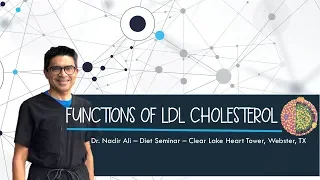 Functions of  LDL CHOLESTEROL | Dr Nadir Ali #cholesterol