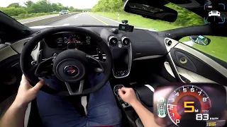 McLaren 570 GT 720HP AUTOBAHN POV 324 km/h PP Performance