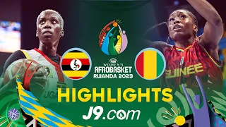 Uganda 🇺🇬 v Guinea 🇬🇳 | Classification 7-8 | J9 Highlights | FIBA Women's Afrobasket 2023