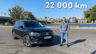 Отзыв владельца Volkswagen Tiguan 2.0 TDI 2019. Динамика разгона при обгонах на дизельном Тигуане