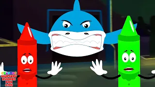 Scary Flying Shark Nursery Rhyme & Baby Song by Crayons