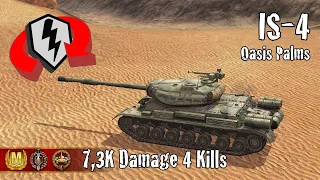 IS-4  |  7,3K Damage 4 Kills  |  WoT Blitz Replays