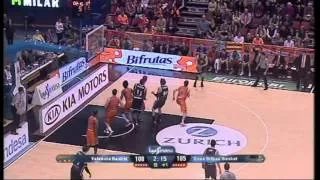 Valencia vs Bilbao Basket (113-111 OT) Liga Endesa Spanish ACB Basketball Highlights [06/01/13]