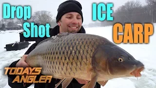 ICE FISHING CARP With Drop Shot and Corn   INSANE!!! - Automatic Fishermans - Todays Angler