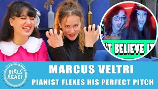 Girls React - Marcus Veltri - Pianist Flexes His Perfect Pitch on OMEGLE. Reaction