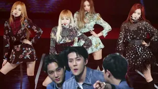 [UPDATED] 161116 EXO REACTION BLACKPINK (PLAYING WITH FIRE) ASIA ARTIST AWARDS 2016 (AAA 2016) /FMV