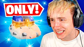 Fortnite, maar ALLEEN BUNKER CHEST loot challenge!